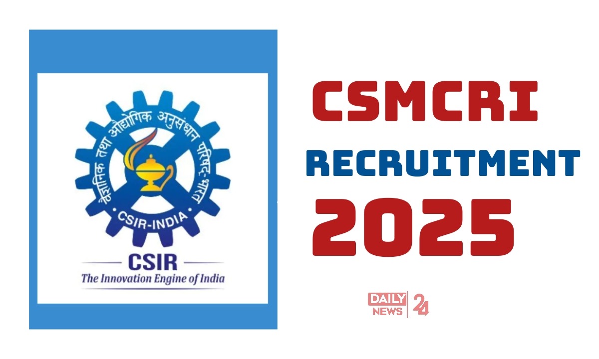 CSIR CSMCRI 2025