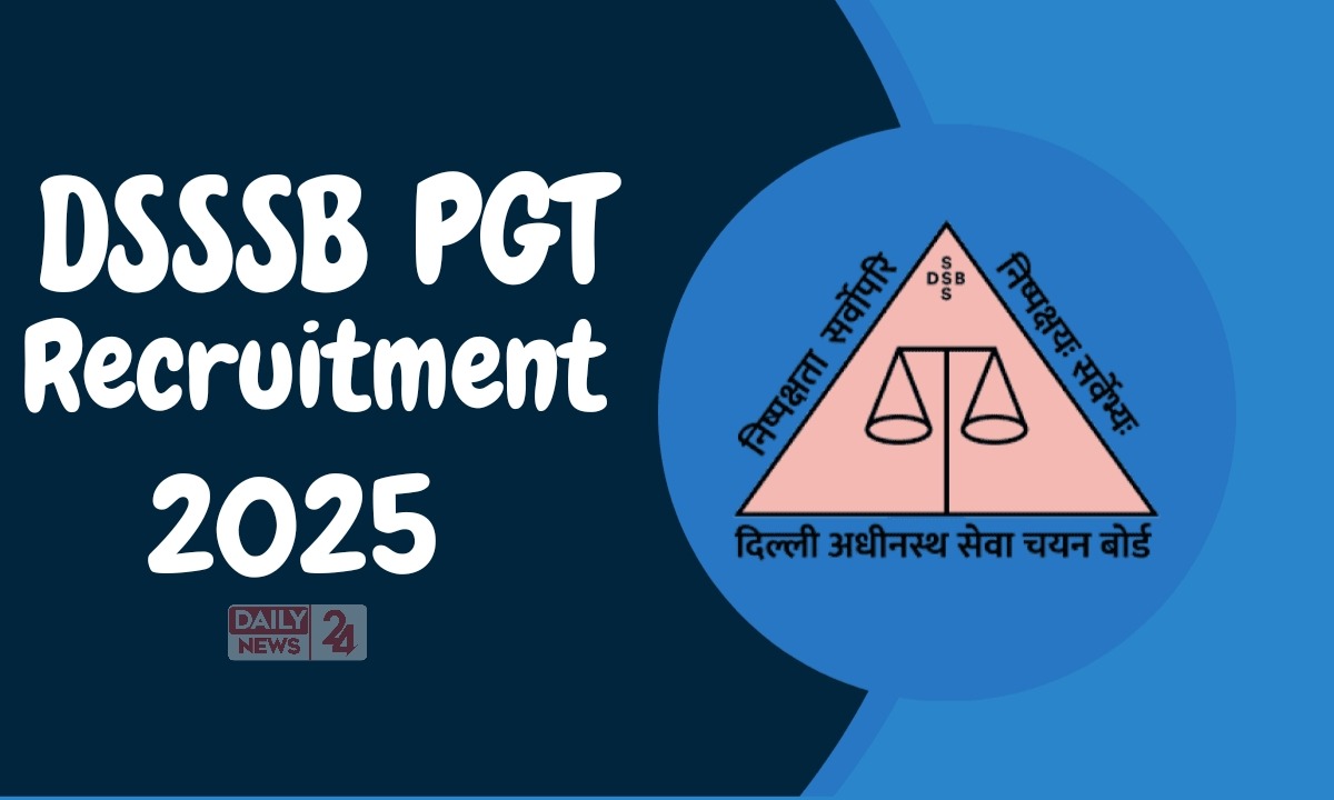 DSSSB PGT Recruitment