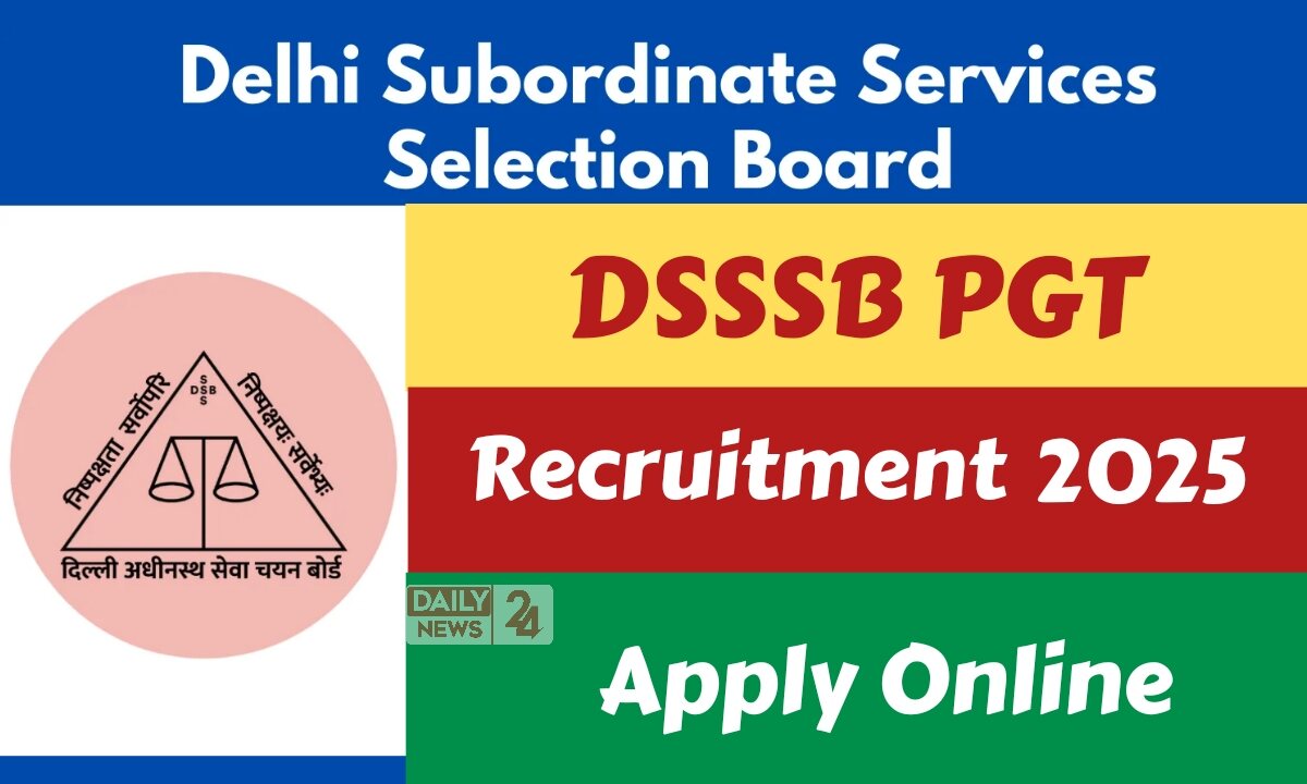 DSSSB PGT Recruitment