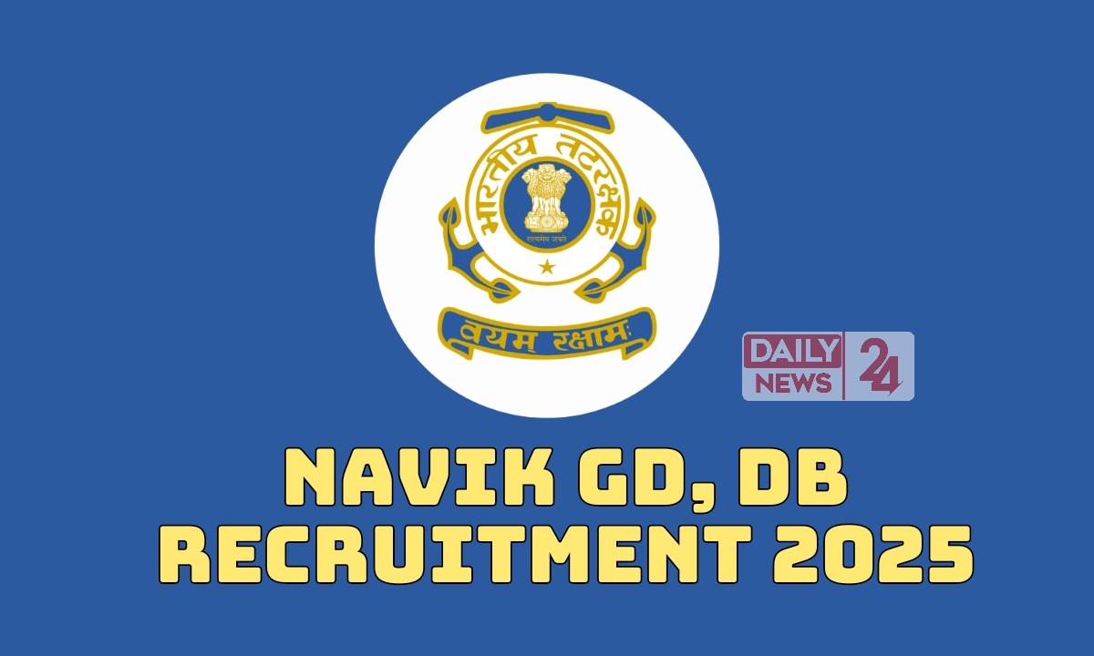 NAVIK GD, DB Recruitment 2025