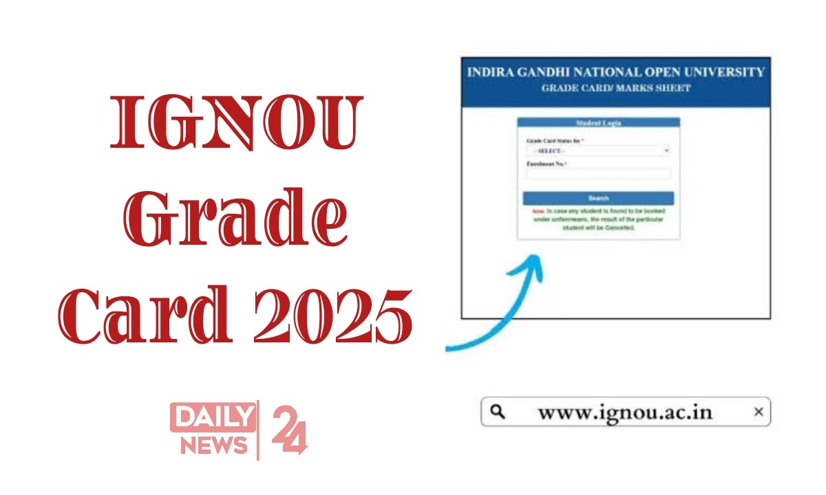 IGNOU Grade Card 2025