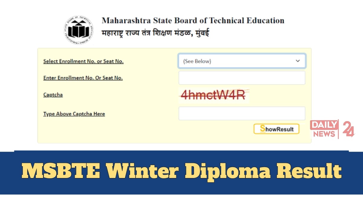 MSBTE Winter Diploma Result