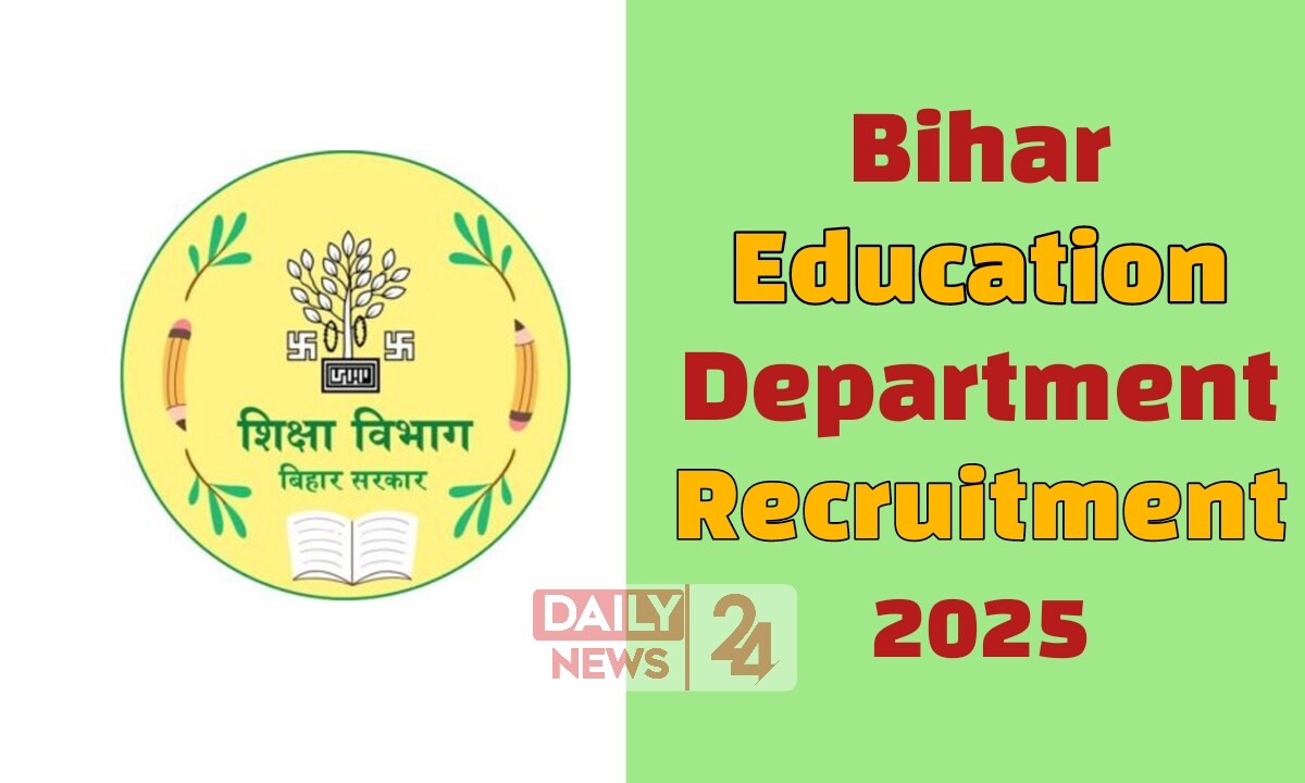 Bihar Education Department Recruitment 2025 