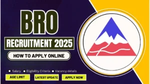 BRO Recruitment 2025: नोटिफिकेशन जारी, आवेदन के लिए स्टेप-बाय-स्टेप गाइड