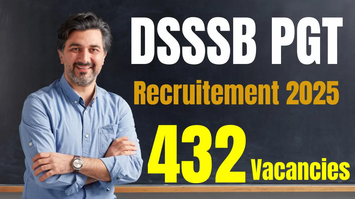 DSSSB Recruitment 2025