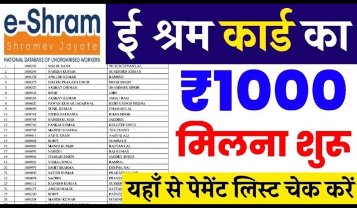 E Shram Card List