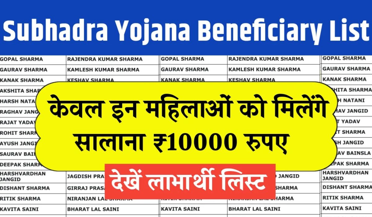 Subhadra Yojana