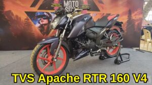 लग्जरी लुक और दमदार परफॉर्मेंस के साथ खरीदे TVS Apache RTR 160 V4, देखे कीमत