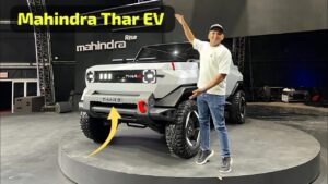 गरीबों के बजट में 500KM की रेंज और भौकाली Look के साथ आ रही Mahindra Electric Thar