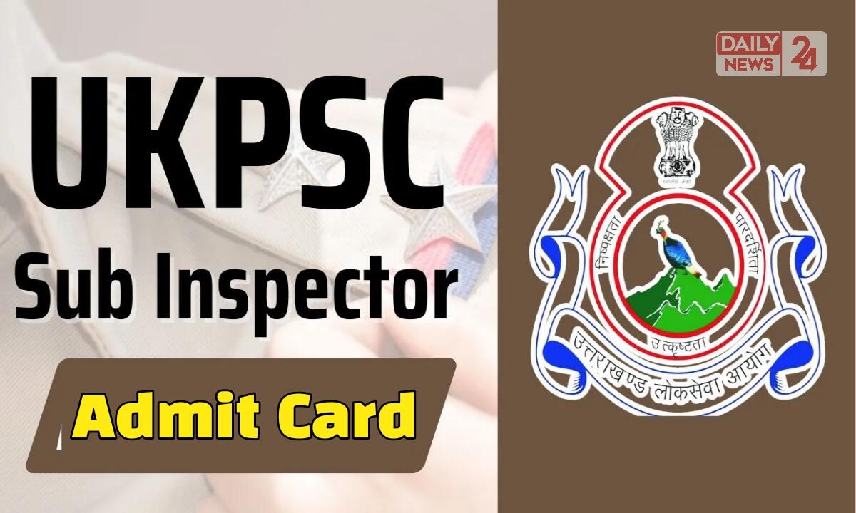 UKPSC SI Admit Card 2025