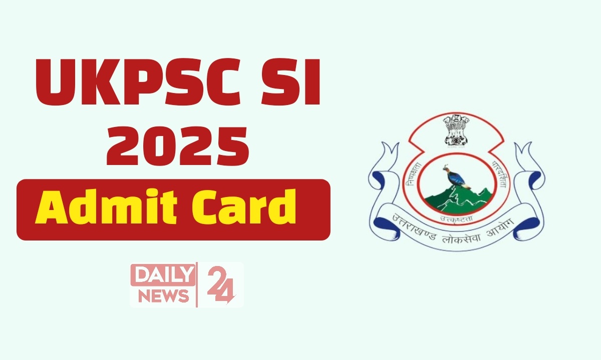 UKPSC SI Admit Card 2025