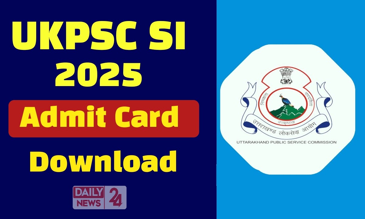 UKPSC SI Admit Card 2025