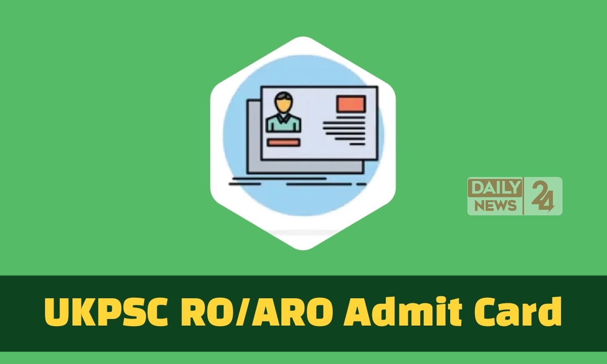 UKPSC RO/ARO Admit Card