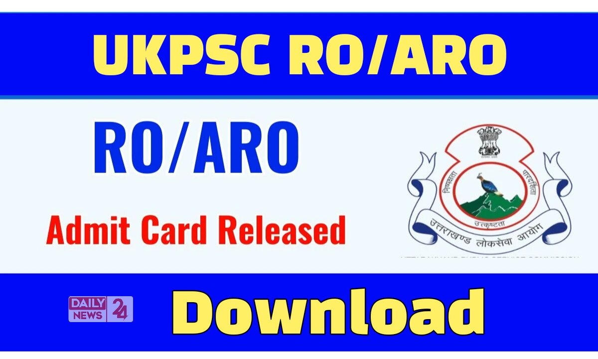 UKPSC RO/ARO Admit Card