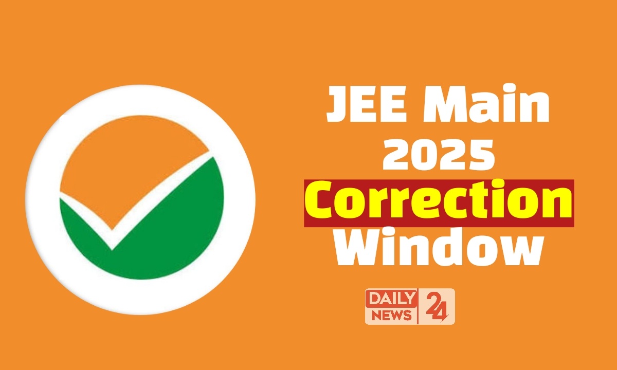 JEE Main 2025 Correction Window 