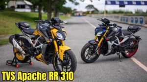 प्रीमियम डिजाइन के साथ मार्केट मे एंट्री लेकर TVS Apache RR 310 ने बनाया दबदबा