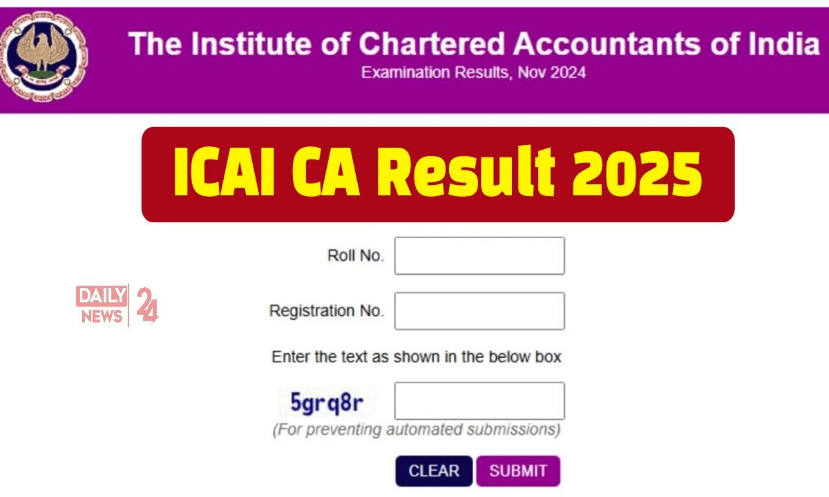 ICAI CA Result 2025