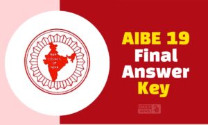 AIBE 19 की फाइनल आंसर की हुई रिलीज़, यहां से डाउनलोड करें PDF