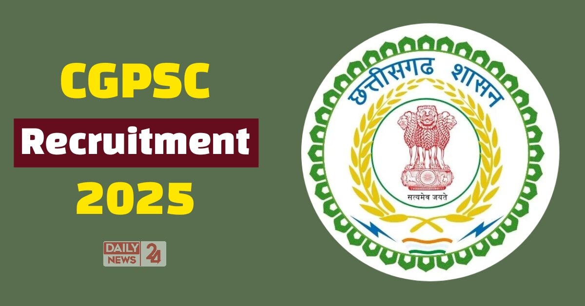 CGPSC Recruitment 2025