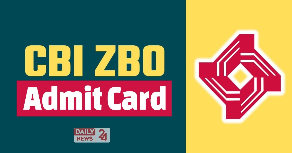 CBI ZBO Admit Card