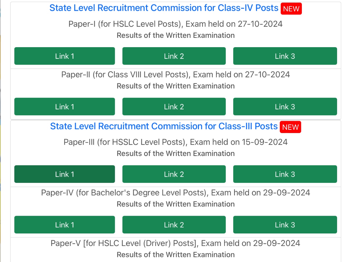 ADRE Result Grade 3 & 4 Announced