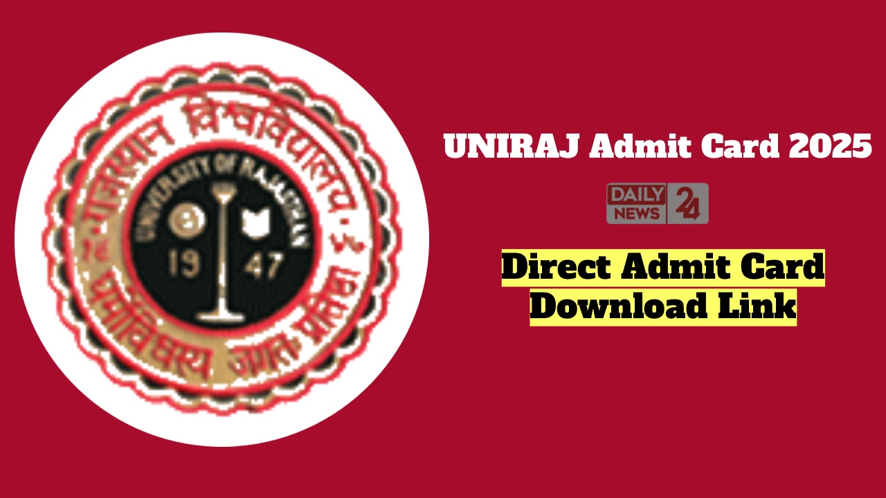 UNIRAJ Admit Card