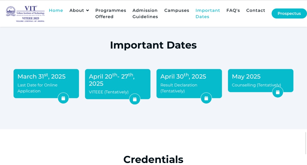 VITEEE Exam Date 