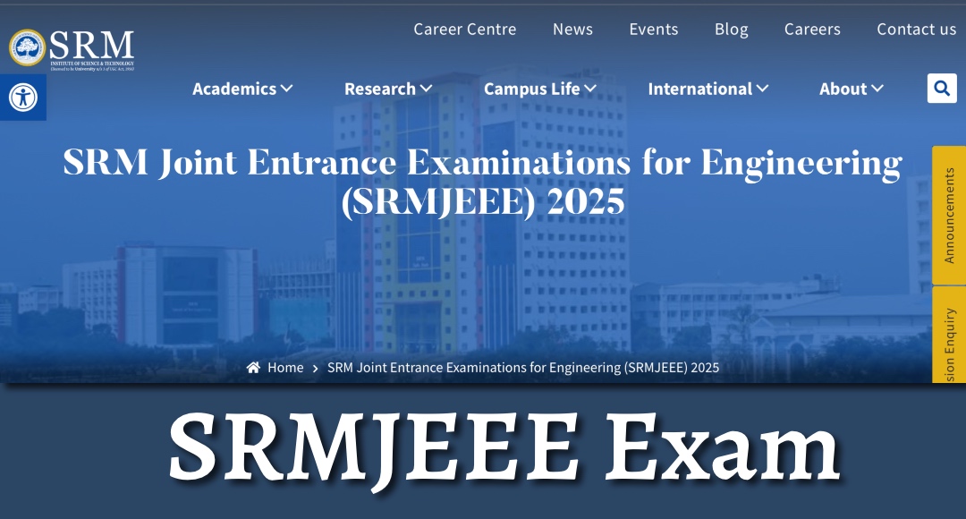 SRMJEEE Exam 