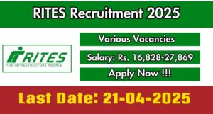 RITES Recruitment 2025