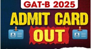 NTA GAT B Admit Card
