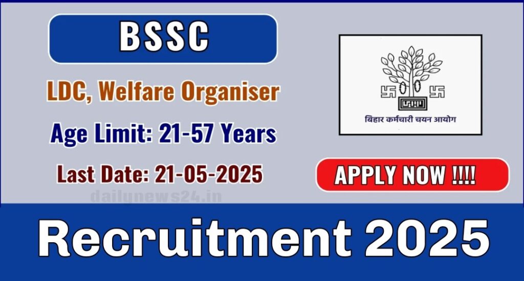 BSSC LDC and WO Recruitment 2025