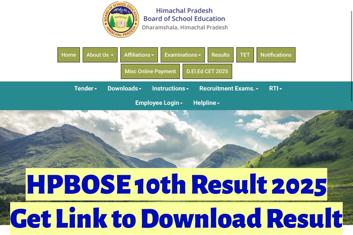 HPBOSE 10th Result