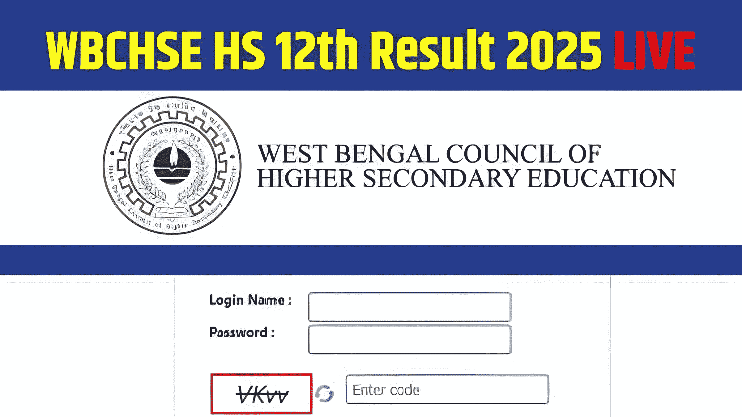 WBCHSE 12th Result 2025