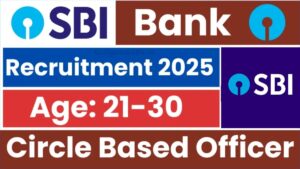 SBI CBO Recruitment 2025