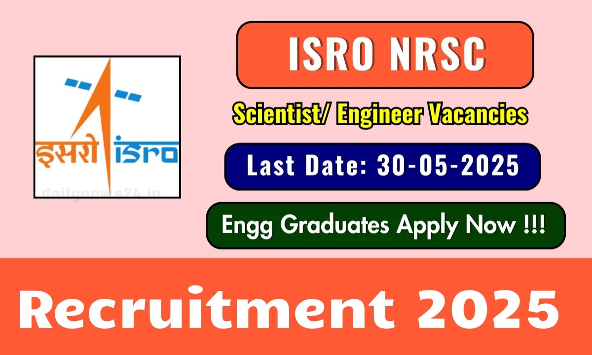 ISRO NRSC Recruitment 2025