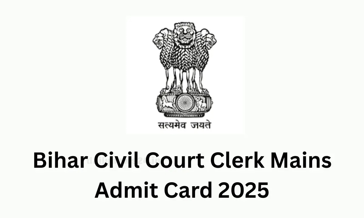 Clerk Mains Admit Card 2025