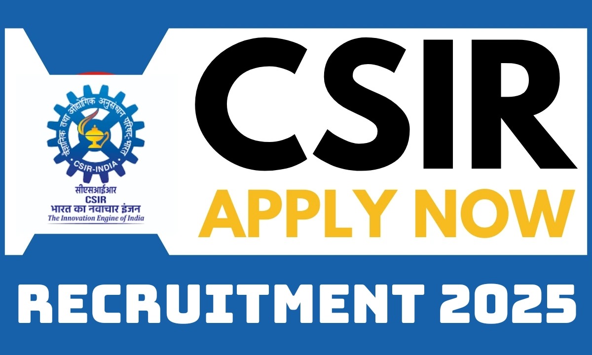CSIR CBRI Recruitment 2025