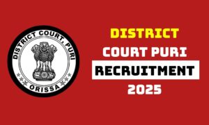 District Court Puri Recruitment