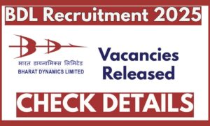BDL Recruitment 2025