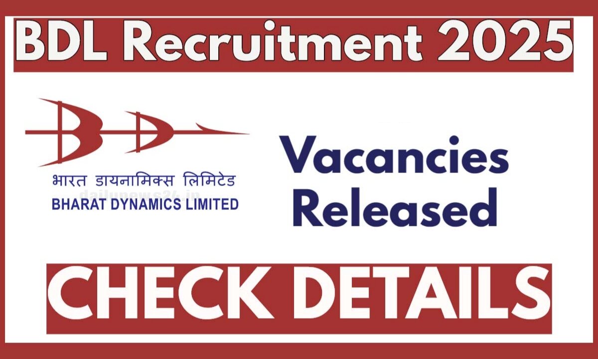 BDL Recruitment 2025
