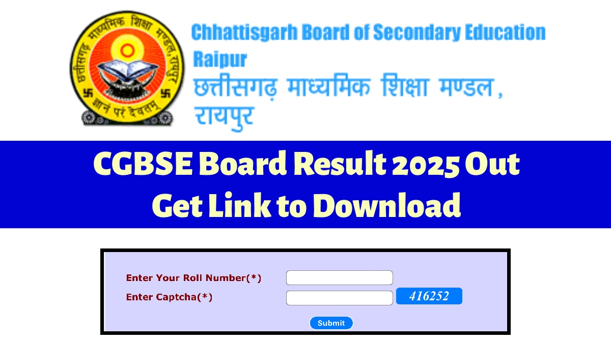 CGBSE Board Result