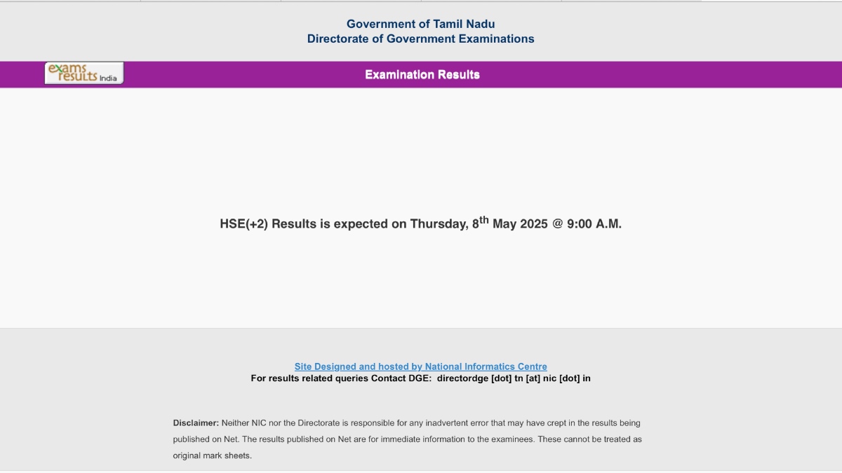 TN HSC Result