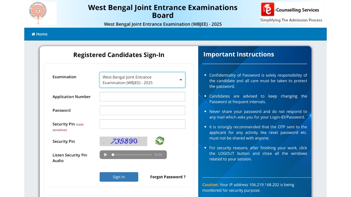 WBJEE Answer Key
