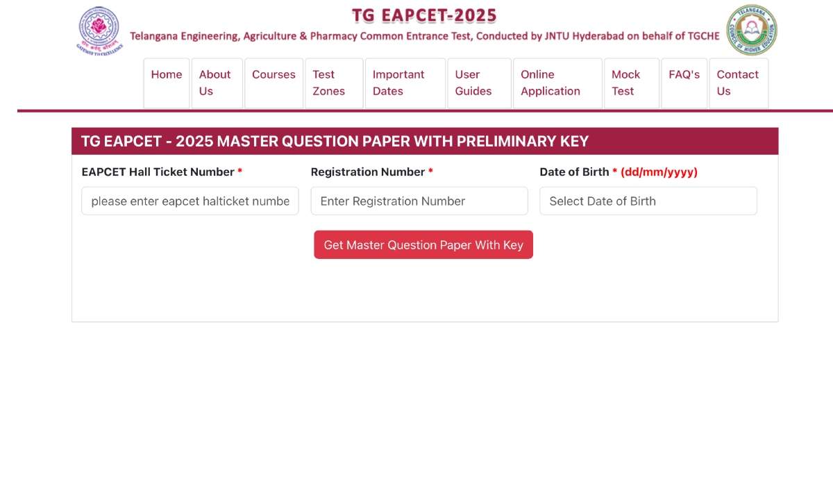 TS EAMCET Result