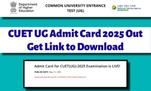 CUET UG Admit Card