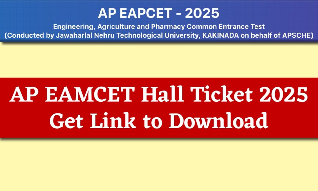 AP EAMCET Hall Ticket