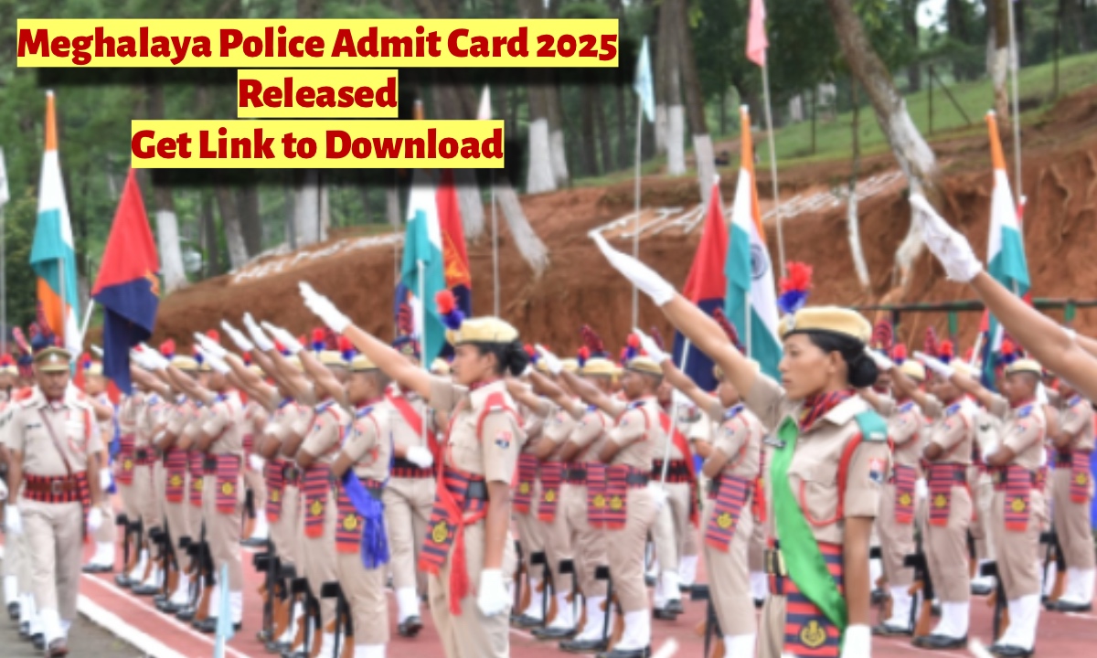Meghalaya Police Admit Card