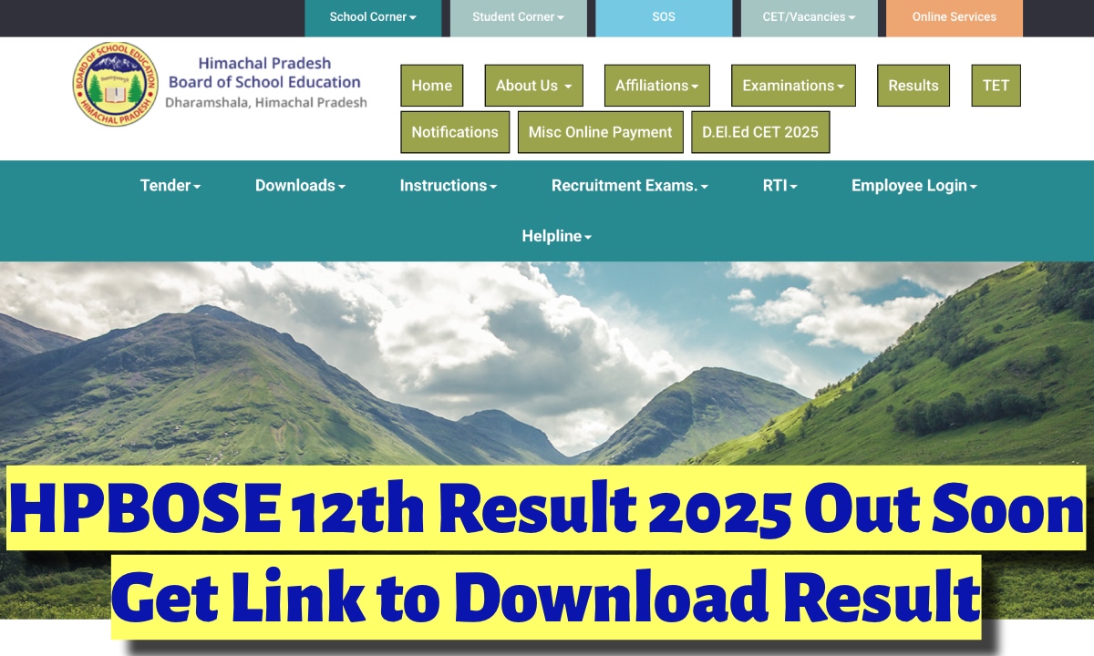 HPBOSE 12th Result