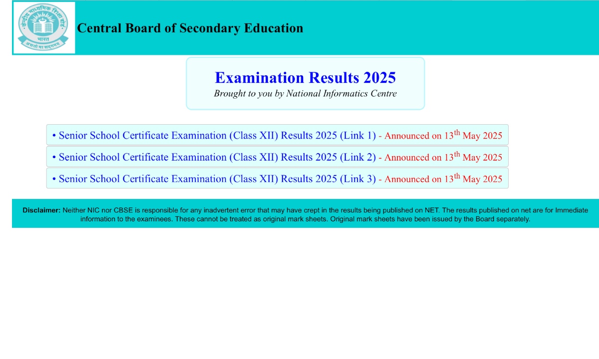 CBSE 12th Result