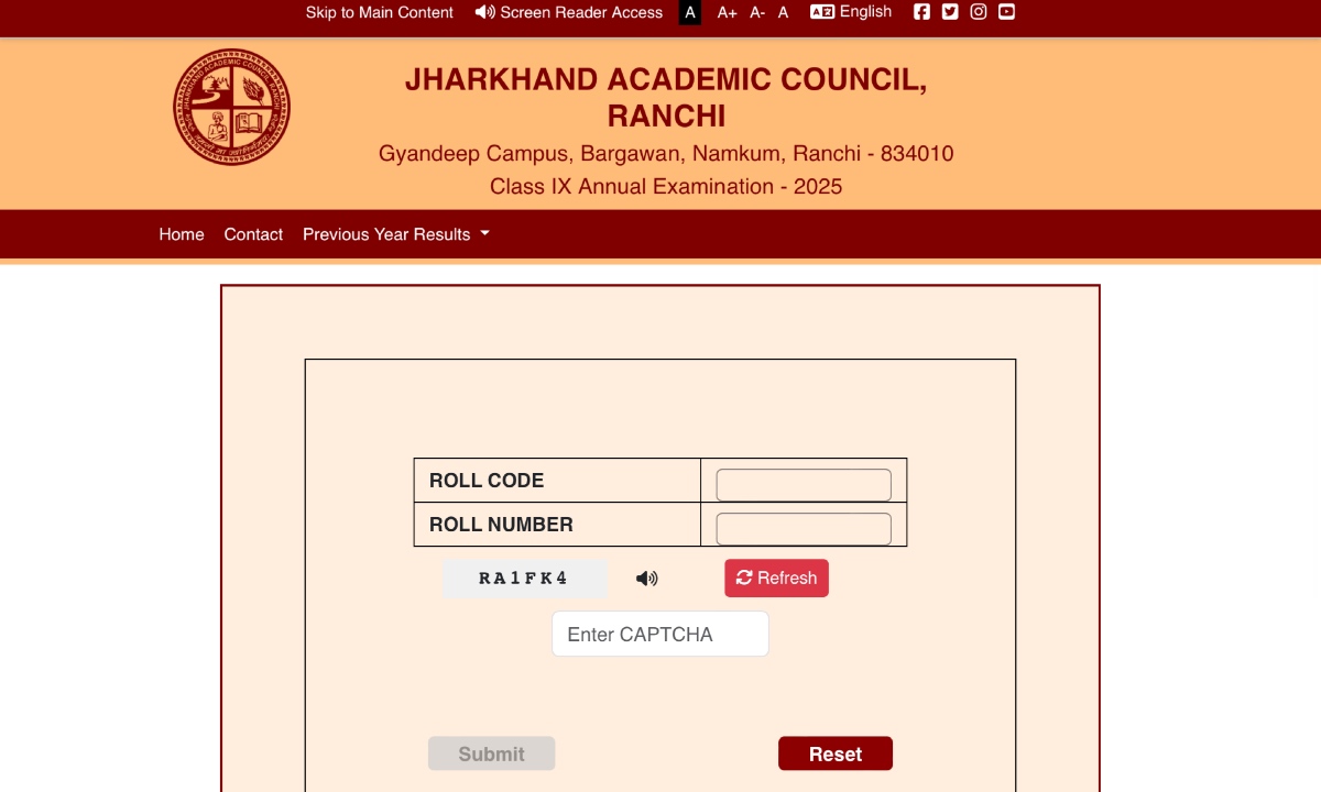 JAC 10th 12th Result